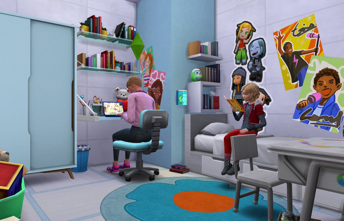 4x4 kidroom on Gallery, no cc, bb.moveobjects on. 
ID paogae
ea.com/games/the-sims…

#Sims4 #TheSims4 #ts4 #nocc #kidsroom #ShowUsYourBuilds #sims4gallery #gallery #eagames #paogae #paogaecreations #IDpaogae