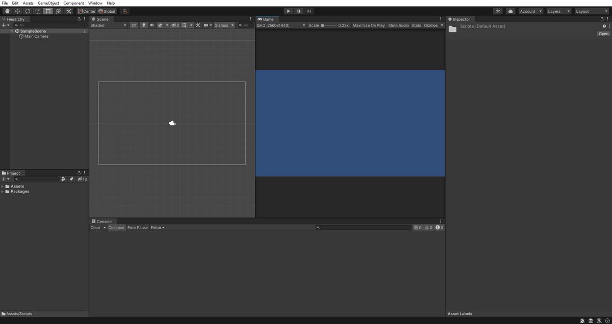 New Unity Project 9, let's go

#unitydev #unity3d #newunityproject #gamedev