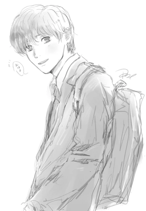 くろさわさんの朝 