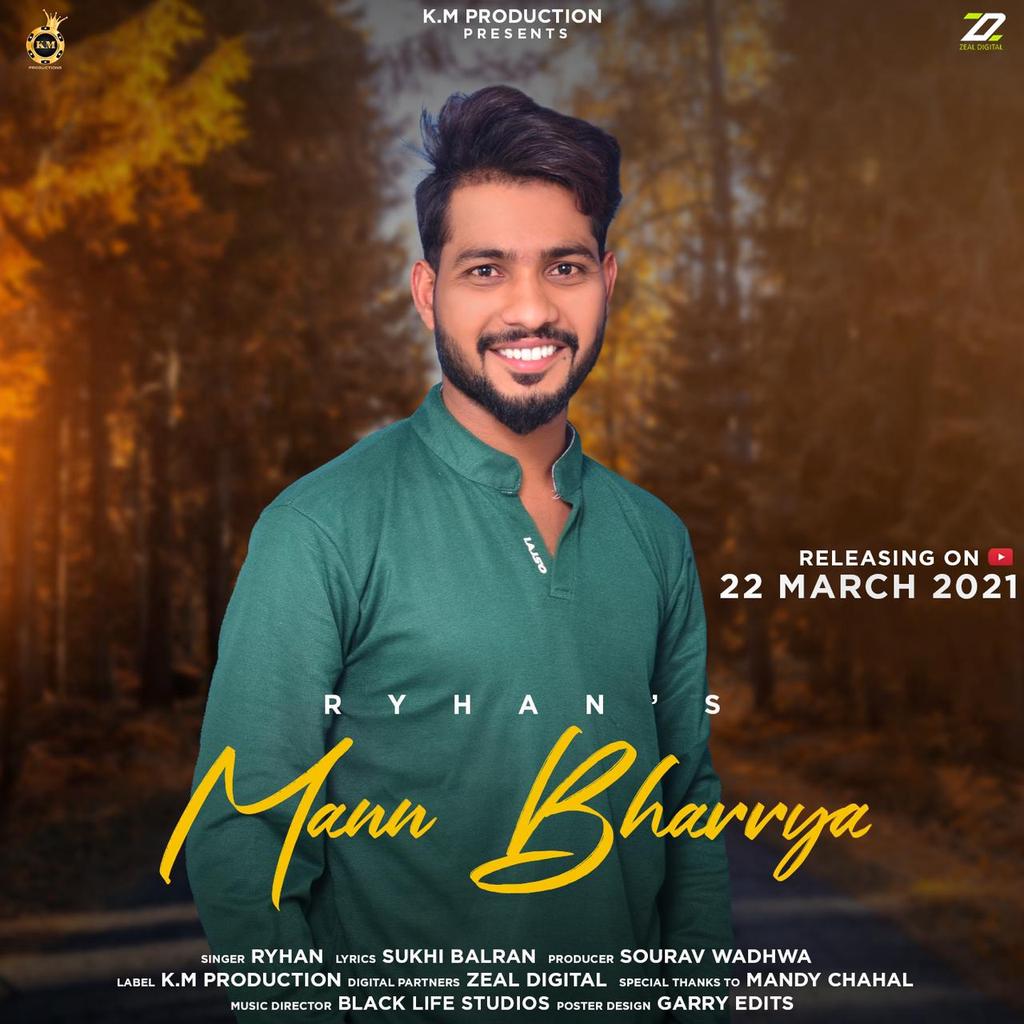 Ryhan07554753's tweet photo. Song_Mann Bharrya 
Singer _Ryhan
Lyrics _Sukhi Balran 
Music _Black life studio 
Producer_ Sourav Wadhwa 
Digital partner _ Zeal Digital 
Label _K.M. production 
Spcl.thnx Mandy Chahal 
Keep supporting 🙏🙏22 march 
Mann Bharrya ✌️✌️ https://t.co/K25onjYFxV