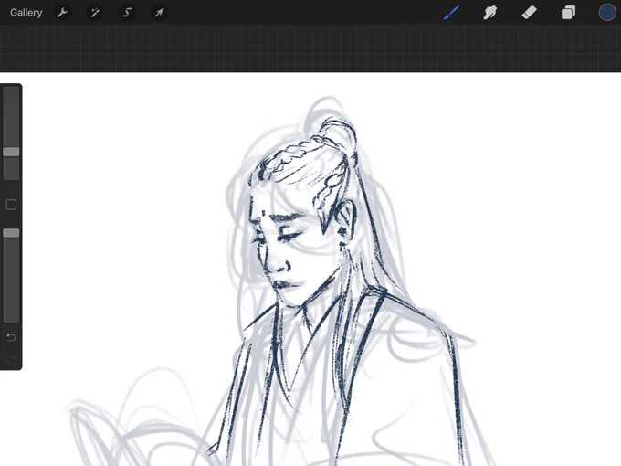 Drawing a sad boi 