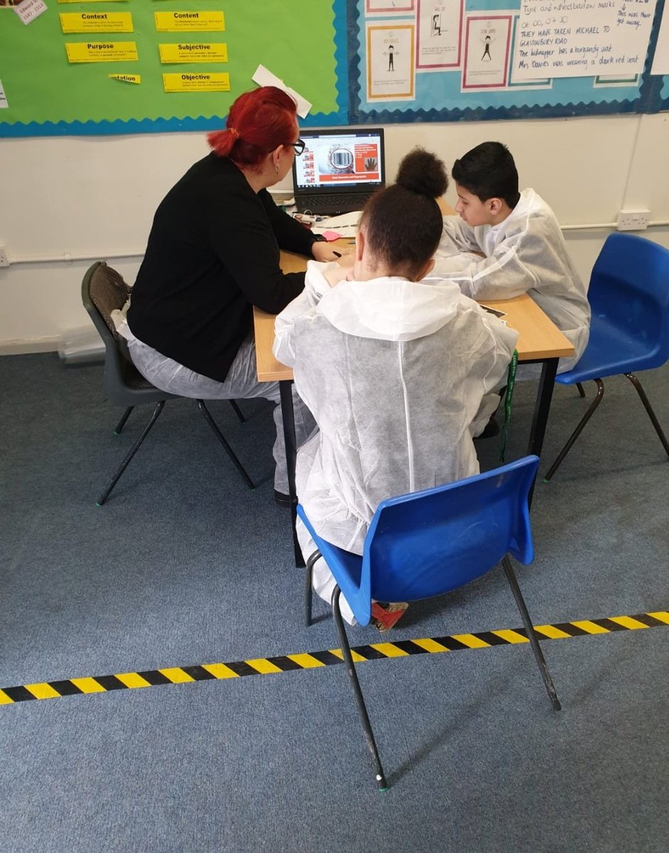 Our students became detectives and investigated a crime in centre! They have used Science to analyse fingerprints, Maths to decode messages and English to infer events to identify prime suspects. All students were excited and engaged and loved their learning #WorldBookDay2021