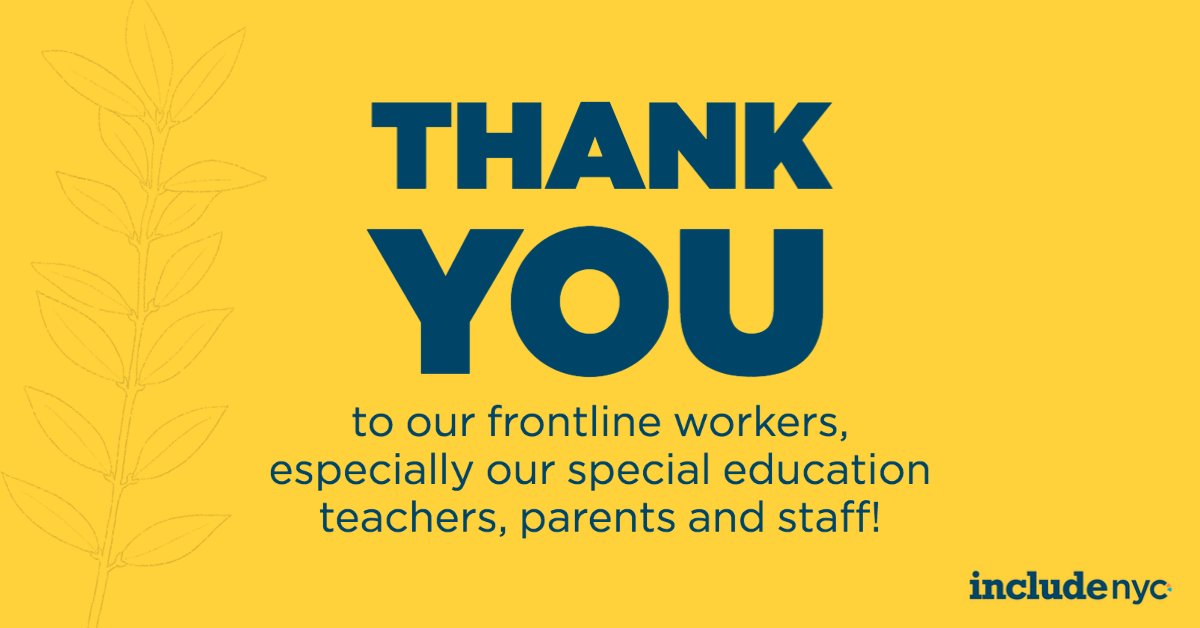INCLUDEnyc's tweet photo. It has been one year since NYC public school buildings closed in response to this pandemic. We honor and remember those who were lost and thank those who continue to serve our city. https://t.co/auAf4YInMP