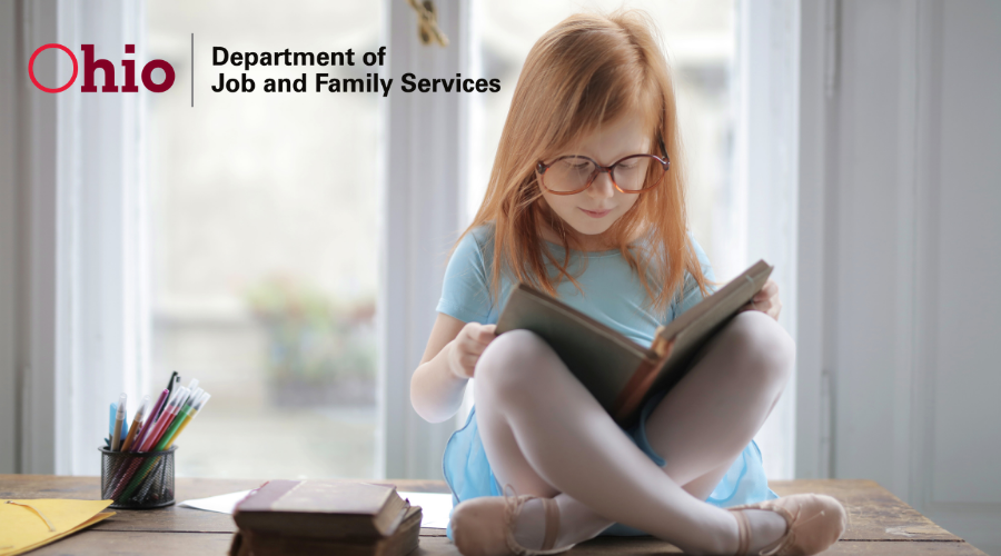 OhioJFS's tweet photo. The benefits of @ImaginationOhio go beyond children having more books. Early language development is critical to a child’s literacy. Join over 100,000 kids throughout the state of #Ohio who have enrolled by visiting: https://t.co/IJiz313Hqa #ReadingAwarenessMonth https://t.co/ytz4NMIOQ0