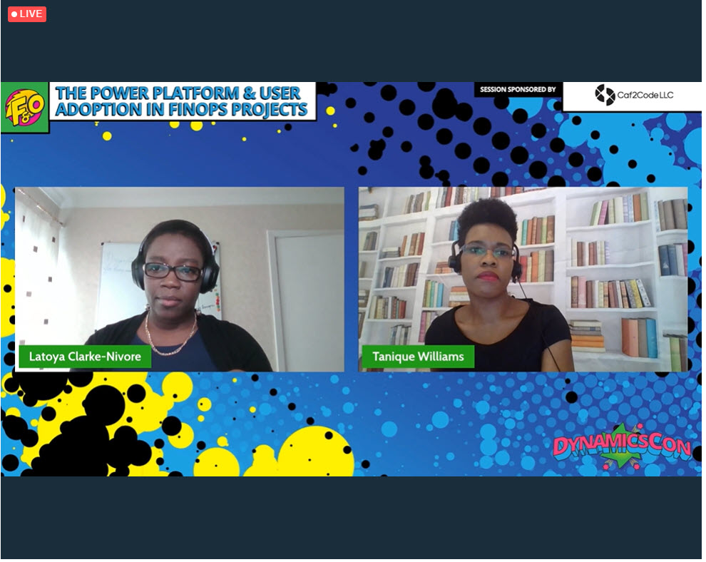 <a href="/MarjTweets/">Marjorie</a> <a href="/Dynconference/">DynamicsCon</a> <a href="/TaniqueWilliam3/">Tanique Williams</a> The back and forth between <a href="/TaniqueWilliam3/">Tanique Williams</a> and <a href="/nivorel/">clarke-nivore</a> was great!  #DynamicsCon