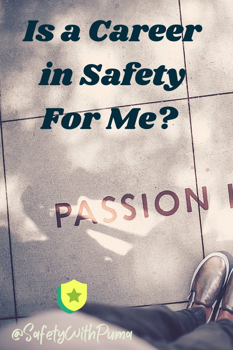 SafetyWithPuma's tweet photo. Is a Safety Career right for me? How to Love your Safety Career https://t.co/B0SKRQ0q9i 🤔Thinking about becoming a Safety Professional? In this article, I address the 7 most important things when considering a career - check it out! https://t.co/YaTJY0ZkKL