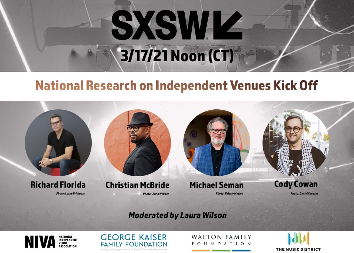 .<a href="/sxsw/">SXSW</a> invited Arts Management Assistant Professor <a href="/michaelseman/">Michael Seman</a> to speak about the value of independent venues in building community. Seman will join a <a href="/nivassoc/">NIVA - National Independent Venue Association</a>  panel to share his research on the economic and social impacts of these venues. #saveourstages
