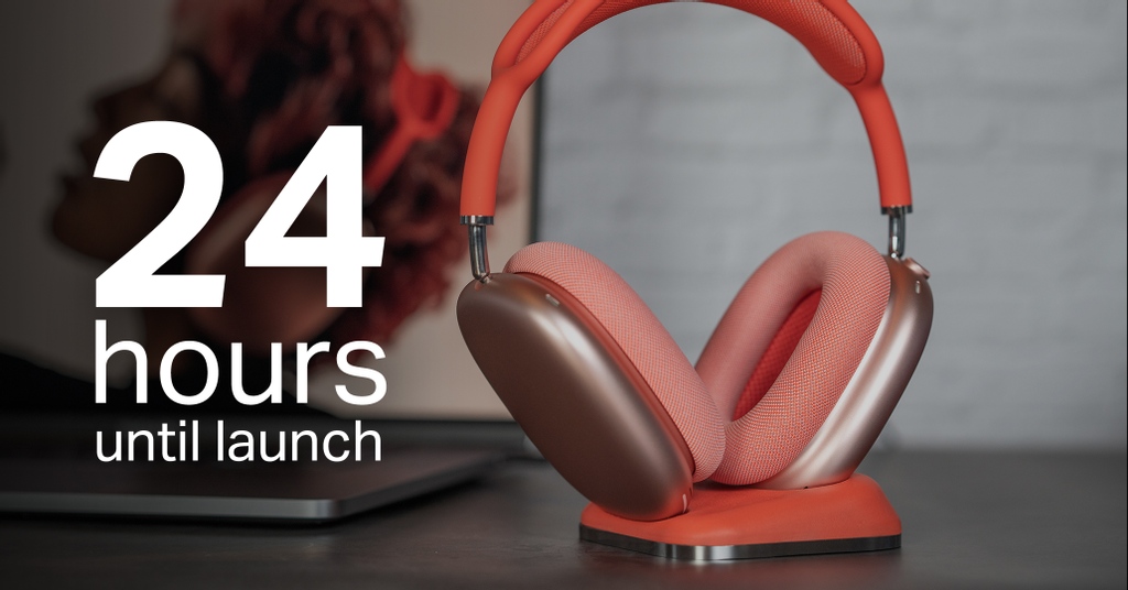 TheMaxStand's tweet photo. We're launching the new Max Stand in 24 hours. Make sure to hit that "notify me" button on our Kickstarter page to be the first to secure one of the early-bird offers.

https://t.co/MpDAp3rzEc

#themaxstand #airpodsmax #kickstarter https://t.co/MoxfWdfzYy