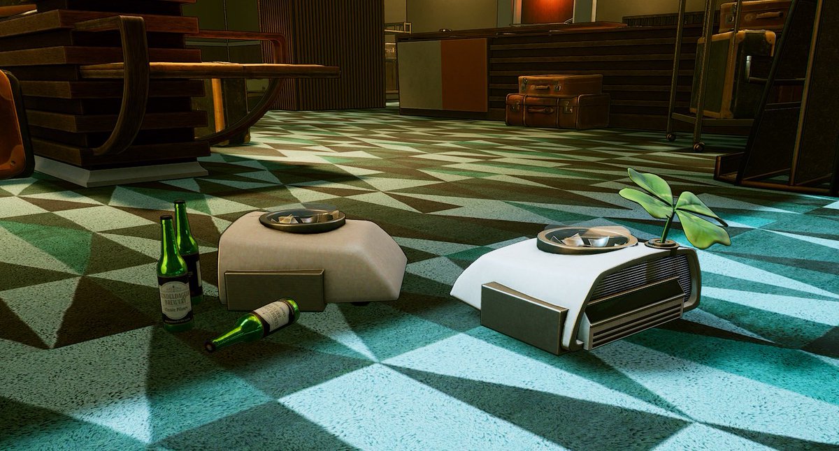 1stClassTrouble's tweet image. Why does the Roomba now have a clover? Catch me if you can... #fctgame