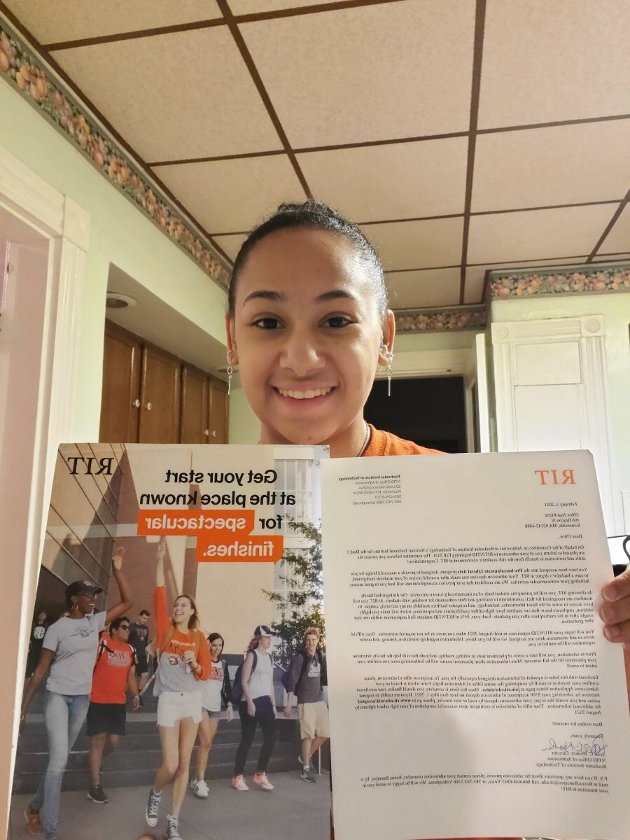 Congratulations!! And the college acceptances are coming in!! #edco #deaf #hoh #collegebound #rit #newtonma #nps