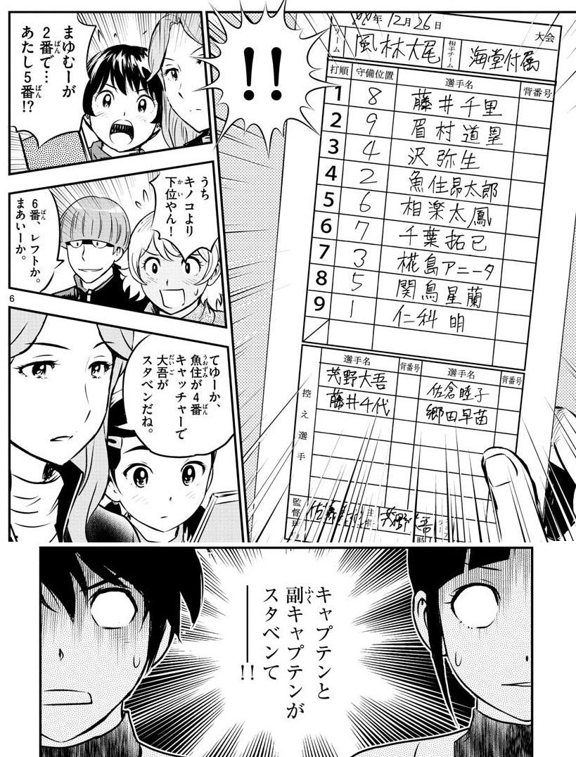 アイチ メジャー2nd 226話 さて 風林はメンバーも増えたし 大尾と合同チームになったしで 新オーダー 大吾と睦子はいきなりのベンチ まだまだキャッチャー内定ではなかった大吾 実力でポジション奪えるか 沢さんがママなんよ アイチ メジャー2nd 226話 さて 風林はメンバーも増えたし 大尾と合同チームになったしで 新オーダー 大吾と睦子はいきなりのベンチ まだまだキャッチャー内定ではなかった大吾 実力でポジション奪えるか 沢さんがママなんよ