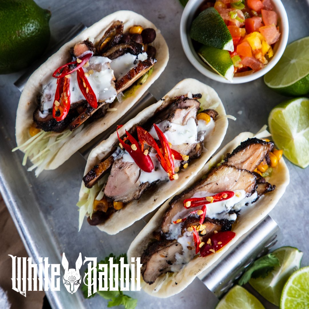 Tuesdays are #TacoTuesday at the Rabbit! 
🌮3 tacos + side for $12 
🌮5 tacos + side for $15. 
★★𝗗𝗲𝗮𝗹 𝗮𝘃𝗮𝗶𝗹𝗮𝗯𝗹𝗲 𝗼𝗻𝗹𝘆 𝗳𝗼𝗿 𝘁𝗮𝗸𝗲𝗼𝘂𝘁 𝘃𝗶𝗮 𝗽𝗶𝗰𝗸𝘂𝗽★★
👉 whiterabbitwaterloo.com &gt; Order for Taco Tuesday!