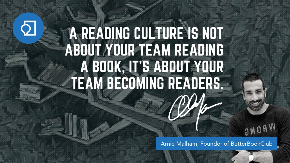 How do you encourage and inspire your team to become readers?
#betterbookclub #culture #reader