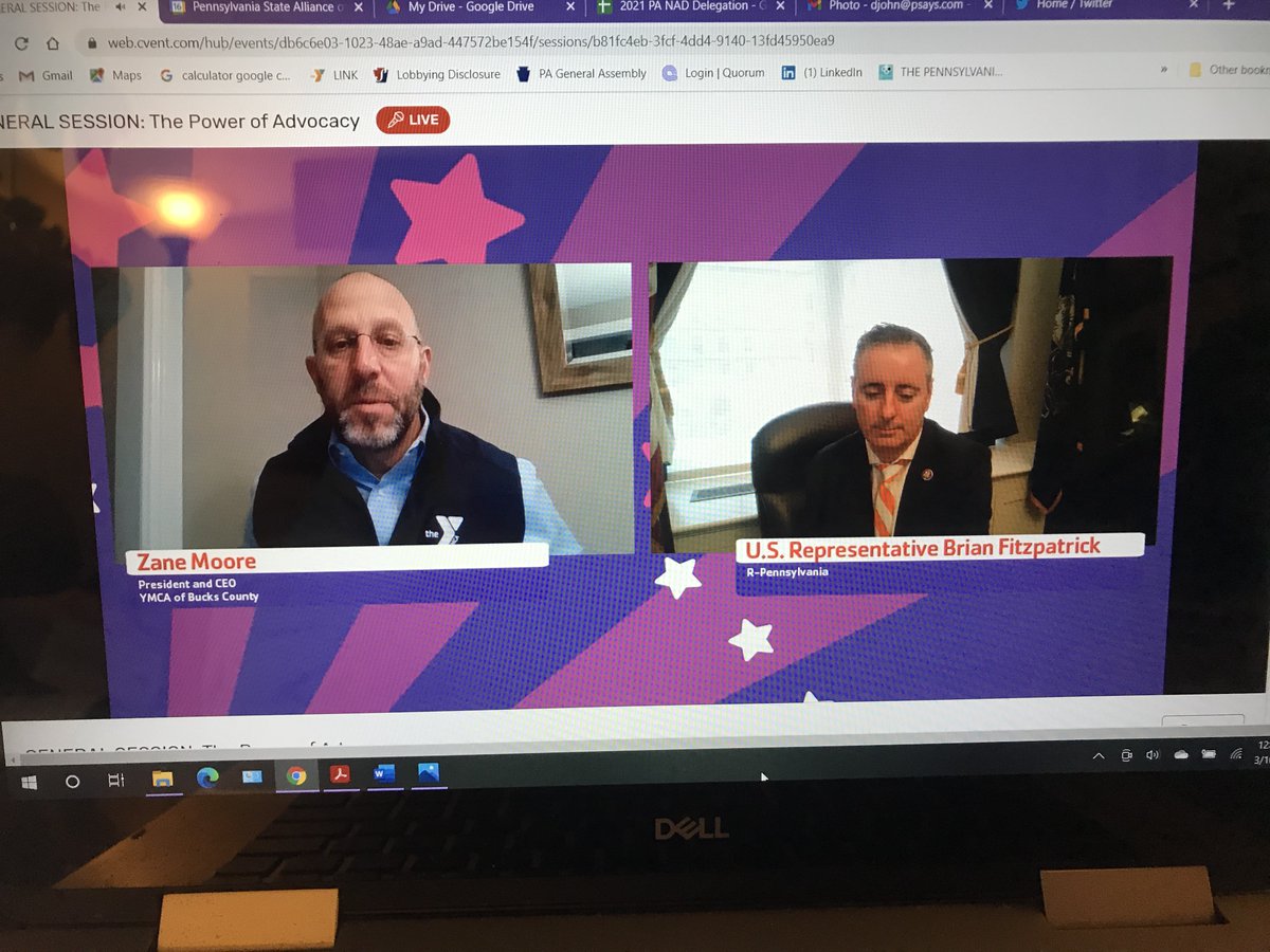 AlliancePAYMCA's tweet photo. Congratulations @RepBrianFitz on another #YMCA Congressional Champion Award! Your bipartisan leadership sets such a great example. Thank you for your support of the @YMCADOYLES! #YAdvocate @YMCAadvocacy https://t.co/wS75pHOrfz