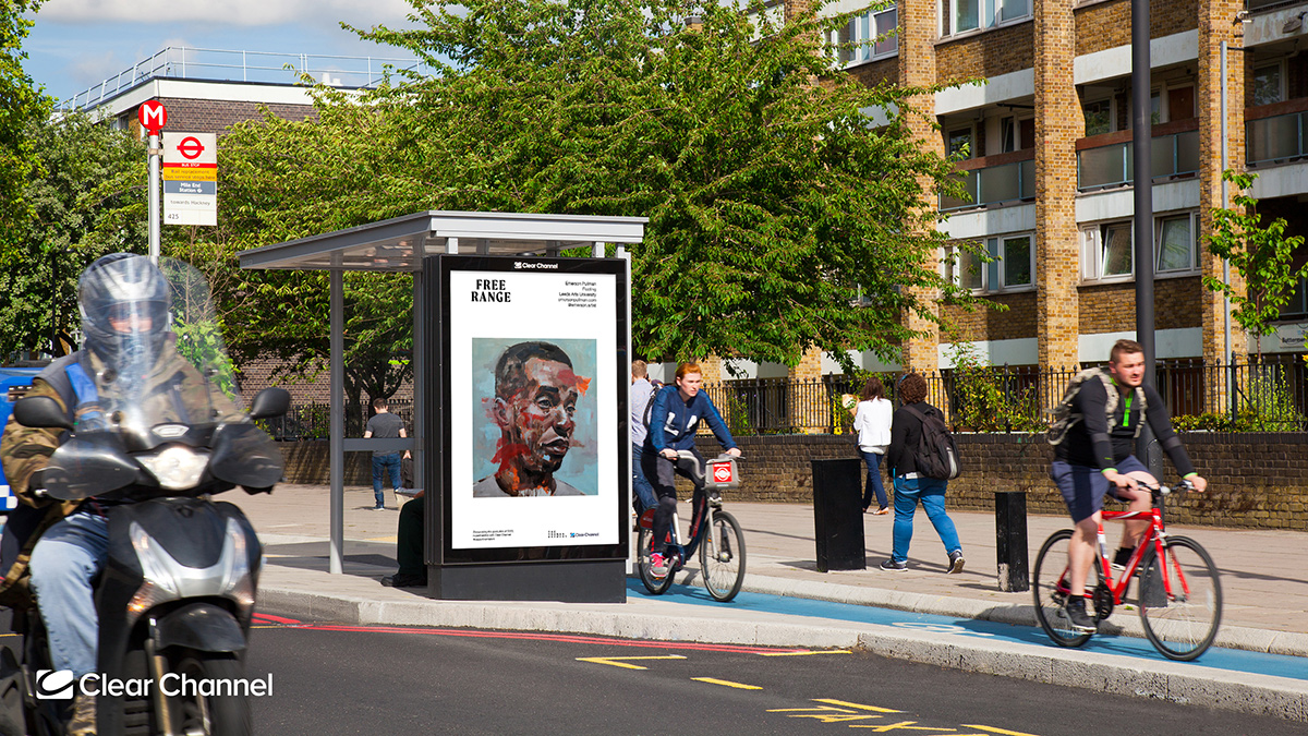 Recent BA (Hons) Fine Art graduate Emerson Pullman has been selected to have his work displayed on digital billboards across the UK, in collaboration with Free Range and Clear Channel UK. Keep your eyes peeled as his work will be popping up in London, Glasgow, Leeds and more!