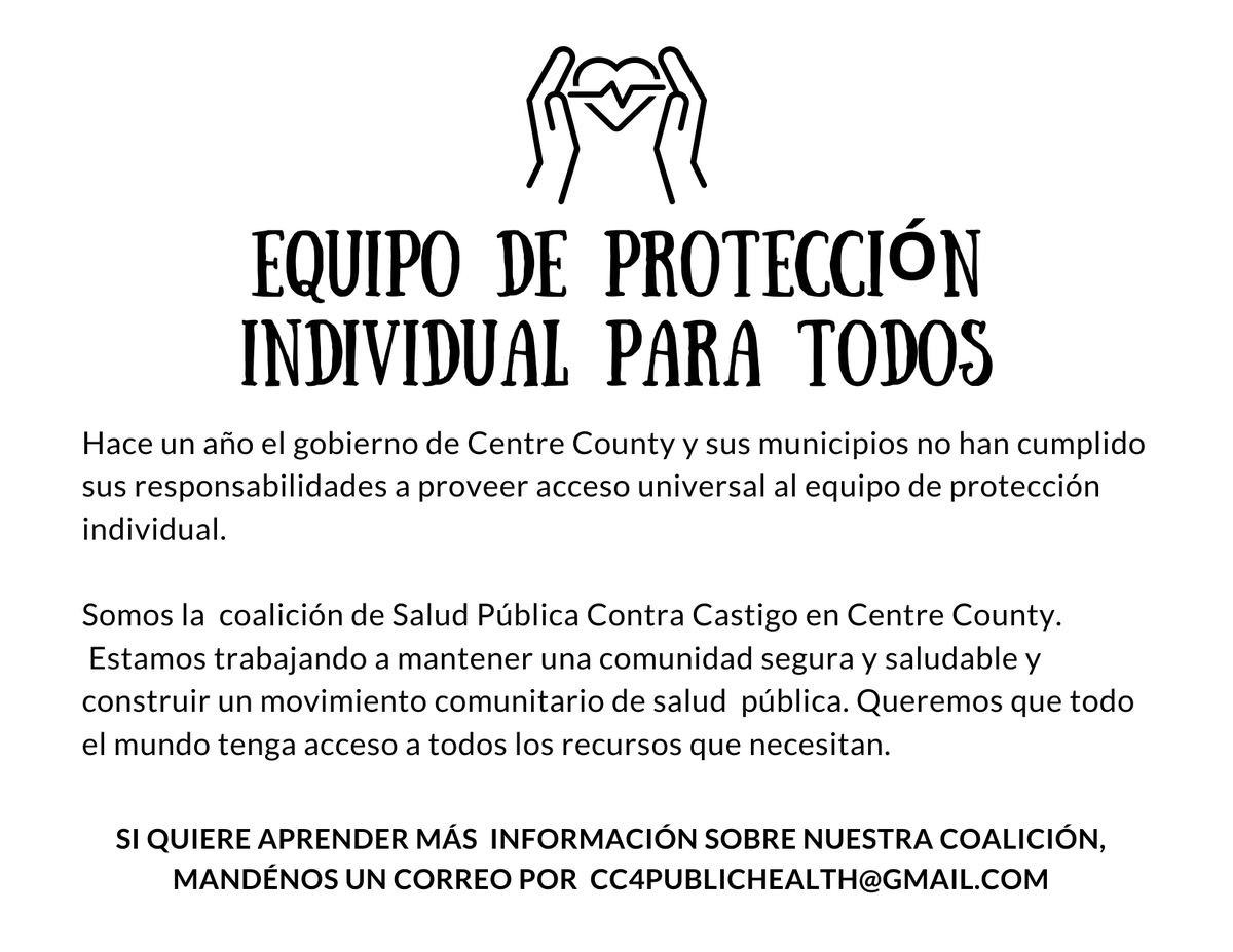 Kn95Project's tweet image. Free PPE for all! Flyers in English and Spanish!
¡Equipo de protección individual para todos! Nuestro volante está disponible en español e inglés.