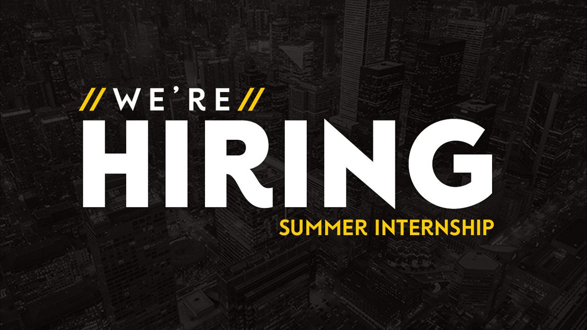 🚨 SUMMER INTERNSHIPS ALERT 🚨

We are looking for part-time interns for the following business units 👇

🚌 Academy
📺 Content
📷 Media Production
🎟 Ticketing 
💼 Business Development
📊 Product Management 

Apply Here: bit.ly/2Q5I4rn