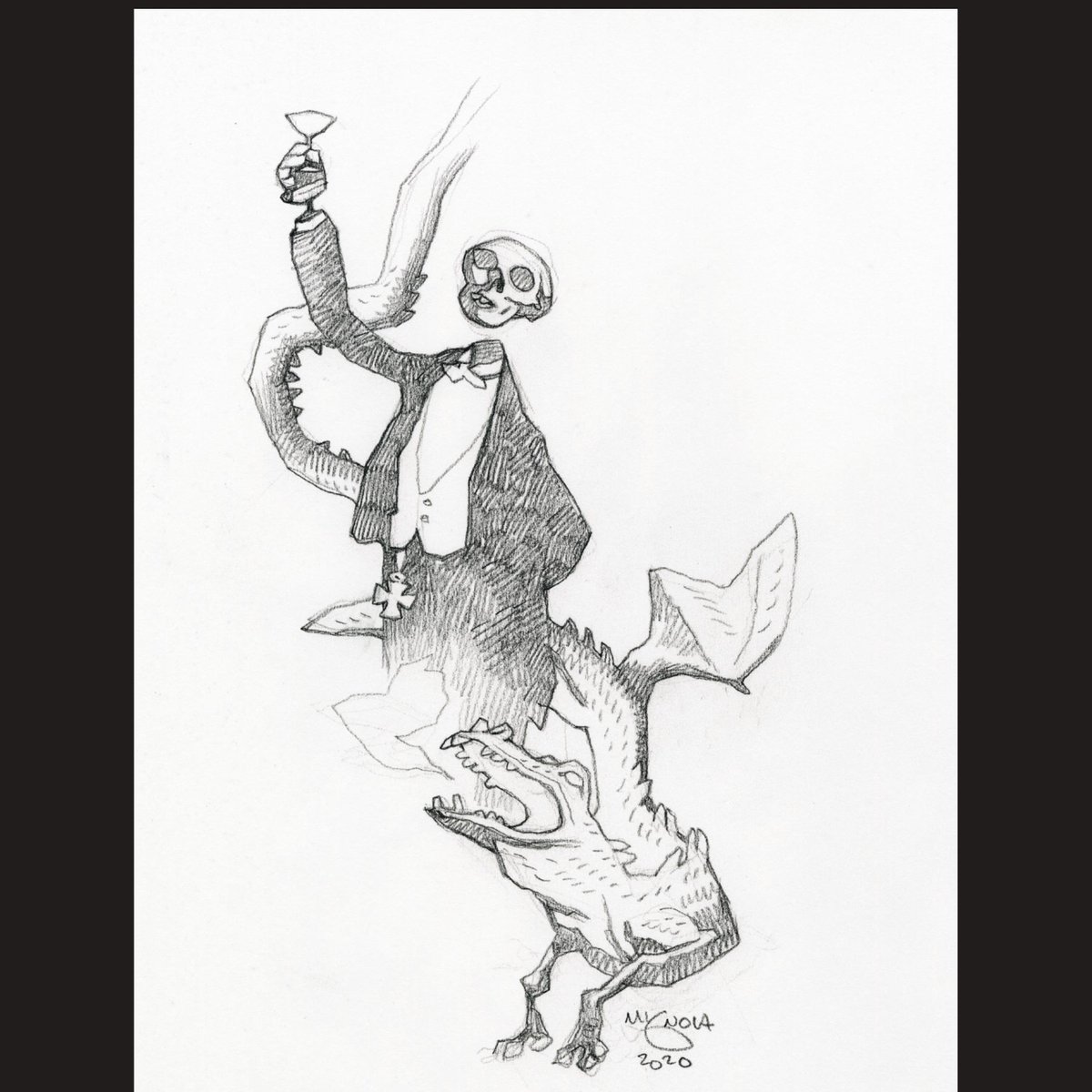 MIKE MIGNOLA: THE QUARANTINE SKETCHBOOK goes on  sale in bookstores today. All profits go to @chefjoseandres'   @WCKitchen.

https://t.co/w7TeTZFyKx 