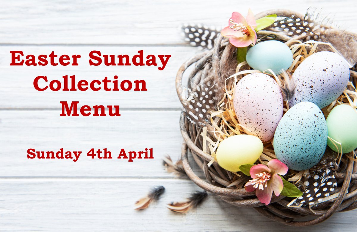 Announcing a special 3 course Collection Menu for Easter Sunday, 4th April.

- Poached salmon with apple, ginger, radish, cucumber and fennel
- Lamb two ways: roast rump and braised shoulder
- Chocolate mousse and raspberry

£37.50 per head; to book rogerhickmansrestaurant.com/EasterSunday