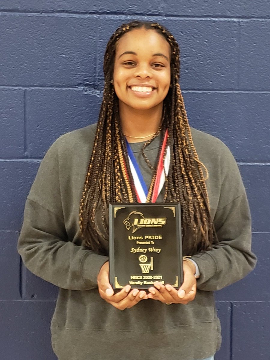 We would like to recognize our Senior center Sydney Wray for being this year's recipient of the Lions PRIDE award!

Performance
Respect
Integrity
Determination
Effort

Sydney truly encapsulated everything this award is about. She was a tremendous leader for our team! 🦁🏀📄