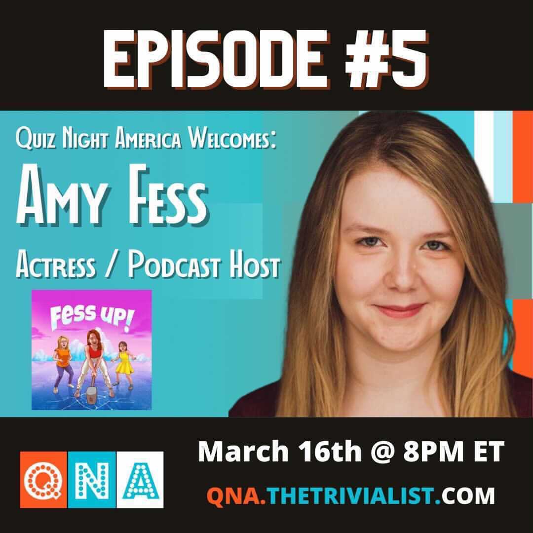 AmyFess's tweet photo. If you are around a computer at 8pm EST, come play #trivia with me and @TheTrivialist ! I’ll be promoting @FessUp_Podcast and having a BLAST!! Lets celebrate #TriviaTuesdays !! https://t.co/H68D2AozDC