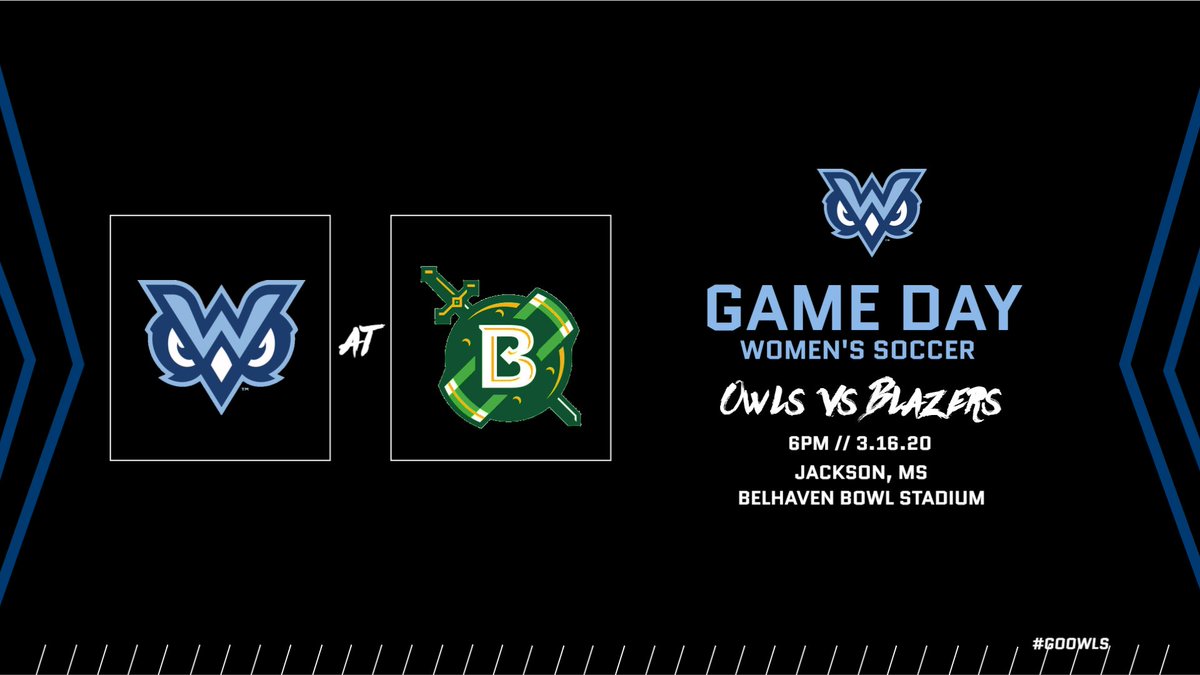 The Owls women's soccer team travels to Jackson, Miss. to take on Belhaven University. Kick-off is set for 6 p.m. #GoOwls #WinEveryDay
