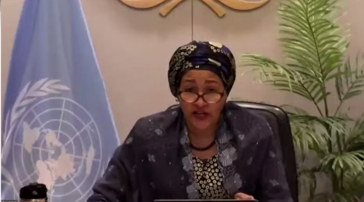 JointSDGFund's tweet photo. Financing is critical.

The global community must fully support middle income countries and small island developing states #SIDS, where debt and climate change vulnerability are closely linked.

- @AminaJMohammed at the opening of @eclac_un  #LACForum2030 https://t.co/OKLWJh3A2Y