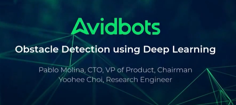 Check out @Avidbots present at the @CAMDEA_Digital Forum on.. #ObstacleDetection using #DeepLearning 
You can watch the talk here 👇
youtube.com/watch?v=d7Mo3c…