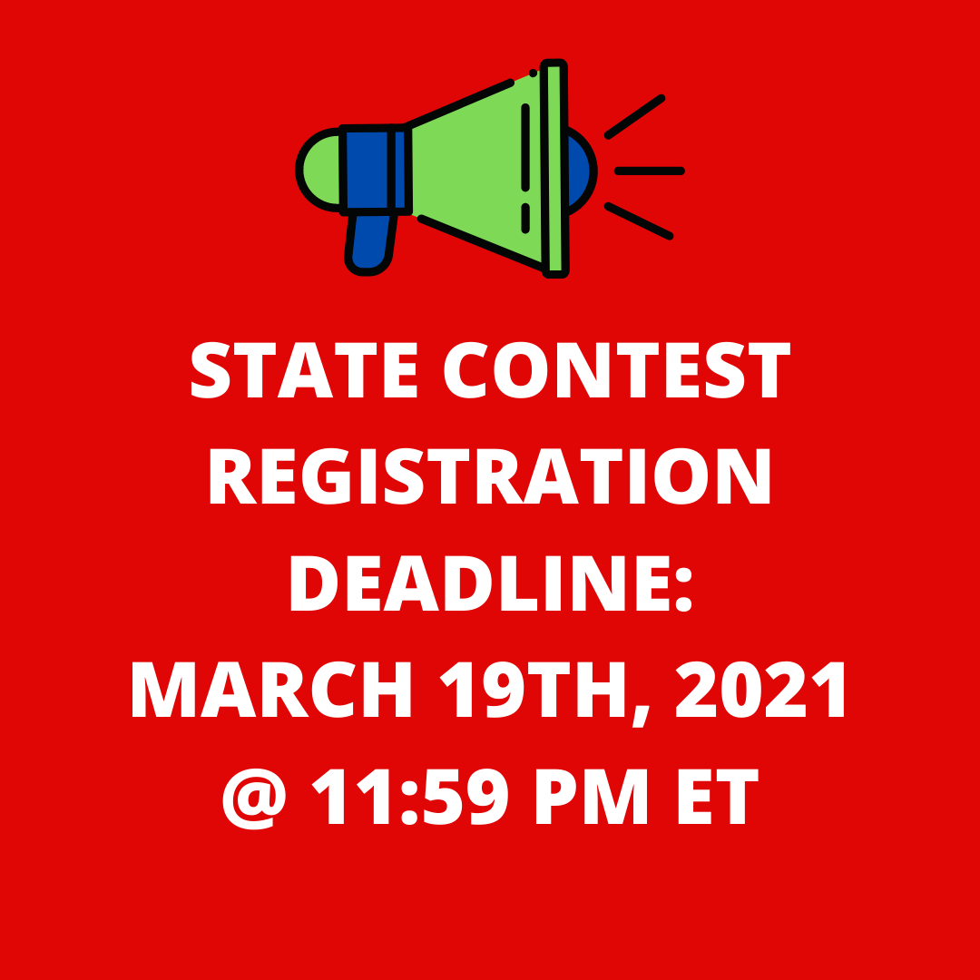 TNHistoryDay's tweet photo. REMINDER: The deadline to register for the state competition is this Friday, March 19th, 2021, at 11:59 pm ET. Please upload your REVISED work by this deadline to ensure your participation at the state competition. 

To register, visit:
https://t.co/nh7B9NrNYp https://t.co/Jdgr9YbwJo
