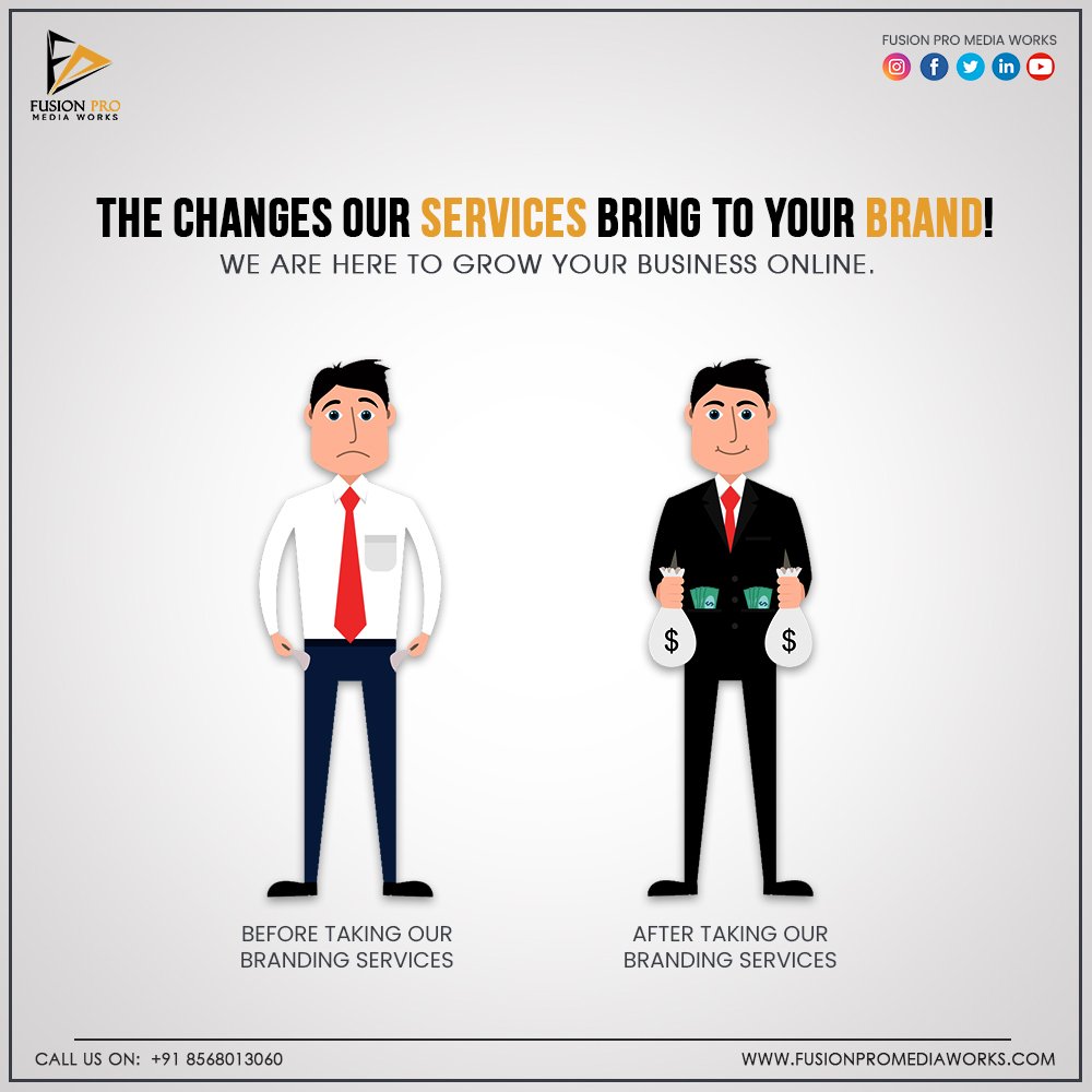 fusionpromw's tweet photo. Want to know the secret of transformation? It's our branding services!
Avail and be a witness of the difference.

For Enquiries: +918568013060
#branding #brandingdesign #graphicdesign #design #graphic #graphicdesigner #instadesign #instagrammarketing #social #socialmediamarketing https://t.co/jqd663Myjg