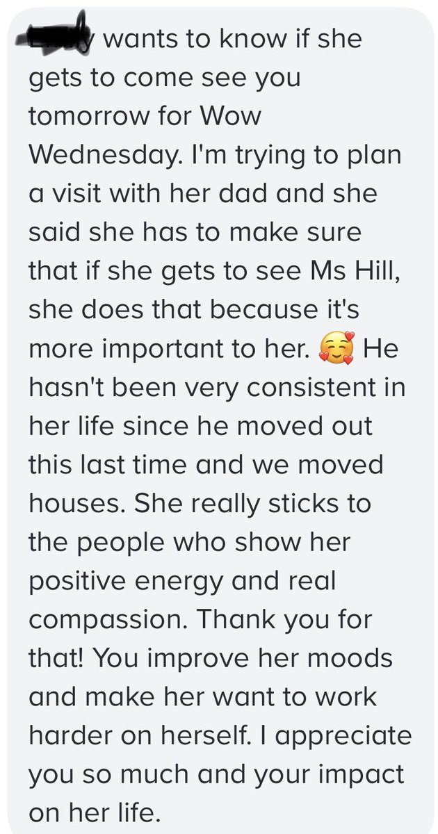 This right here is why I became a teacher. Everyday I get the opportunity to wake up and make real lasting impacts on students lives.   “People will forget what you said, people will forget what you did, but they will always remember how you made them feel.”
