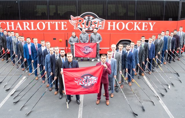 HERE WE GO! Your Charlotte Rush Premier &amp; Elite Teams have departed for the @usphlhockey National Championship in Hampton Roads!! #CWC #RAFL #WIT