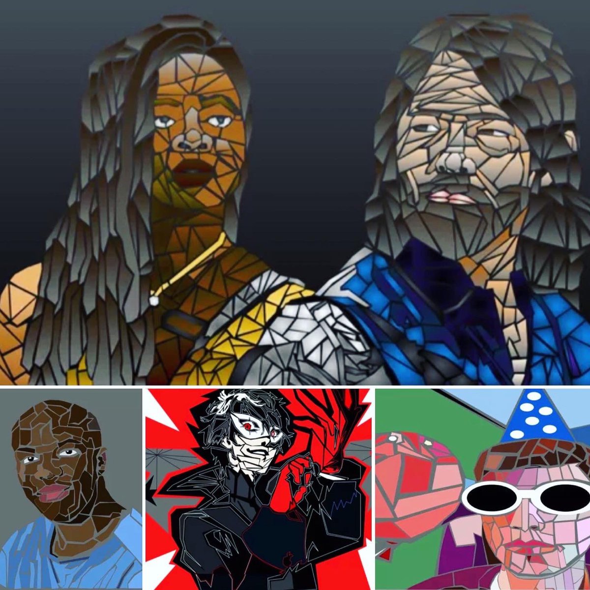 Amazing Mosaics made using Google Drawing! @BAM_MS_Official @bamteachertech #googledraw #google @GoogleForEdu #artteacher #arteducation #arted #Mosaic #digitalart #concurrentteaching #distancelearning #artonline #artclassonline #artlesson #middleschool @LCPSVisualArts #lcps21