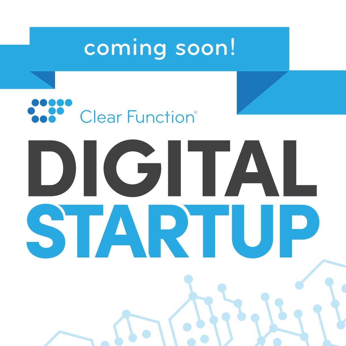 clearfunction's tweet image. The Digital Startup podcast is coming soon! 📣
#clearfunction #entrepreneurship #tech #marketingagency