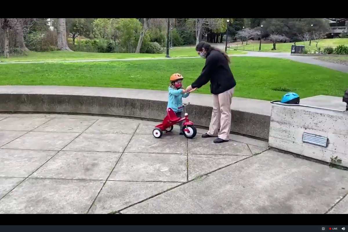 CogNeuroNews's tweet photo. Congratulations @Anne_On_Tw for your Young Investigator Award!
We loved the dramatic award ceremony from your children with your award delivered by your daughter tricycle!#CNS2021 https://t.co/sxwh10ljIJ
