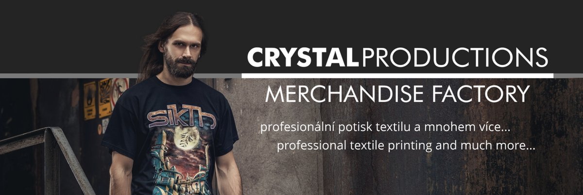 CrystalPress's tweet image. Rádi bychom Vám představili zbrusu nové webové stránky! Naleznete nás také na Facebook stránce Crystal Merch. Těšíme se na spolupráci! 
---
We would like to present you a new website! You can also find us on the Crystal Merch FB page. 

merchandisefactory.eu #CrystalProductions