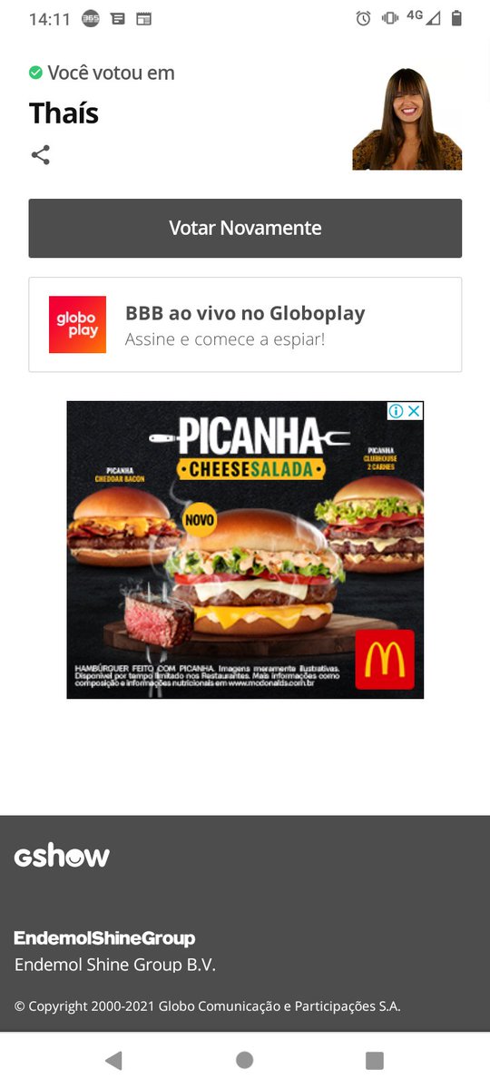 Que comece os Mimi. Foda _se votei nela mesmo