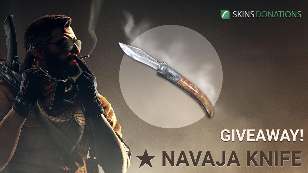 ★ Navaja Knife Giveaway Dagger knife 🗡️

- Follow <a href="/Drepz_/">Drepz</a>  &amp; @skinsdonations  👥
- Like + RT ❤️
- Tag 1 Friend 🤝

Ends in 1 week!
