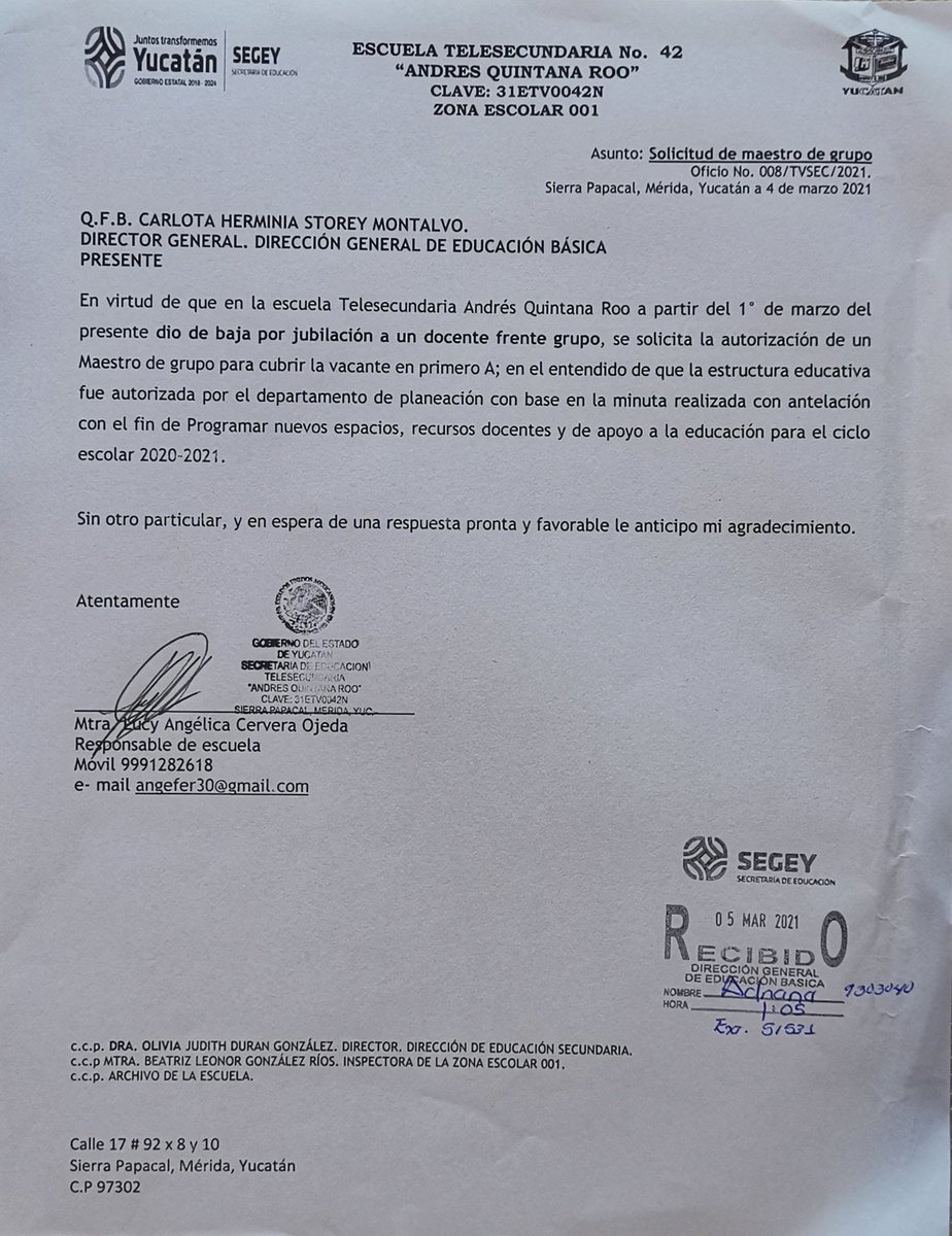 angefer30's tweet photo. @loreto_villanue @SEPYucatan @MauVila Solicitamos su valiosa intervención. Iniciando 3era. semana sin docente para atender al gpo de 1°A. Seguimos sin recibir respuesta. Gracias. Sabemos que su compromiso con la Educación es de vital importancia. https://t.co/2ZCqVxV0HW