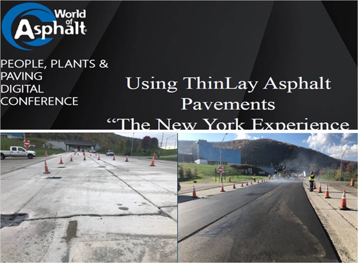 New York’da bozuk beton kaplama üzerine 2,5cm kalınlığında uygulanan  asfalt tabakasının en az 10 yıl dayanacağı belirtiliyor. #inceasfaltkaplama