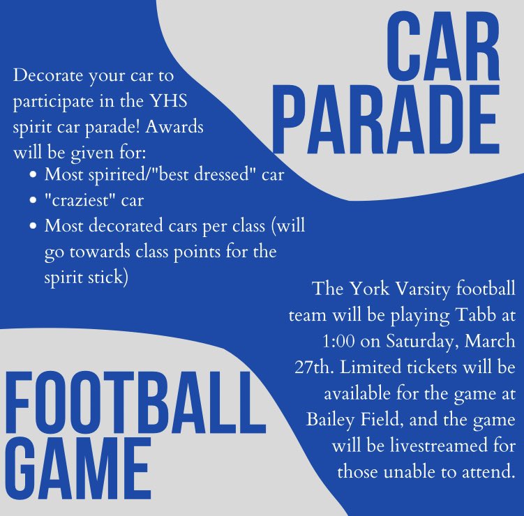 York High Student Council tweet media