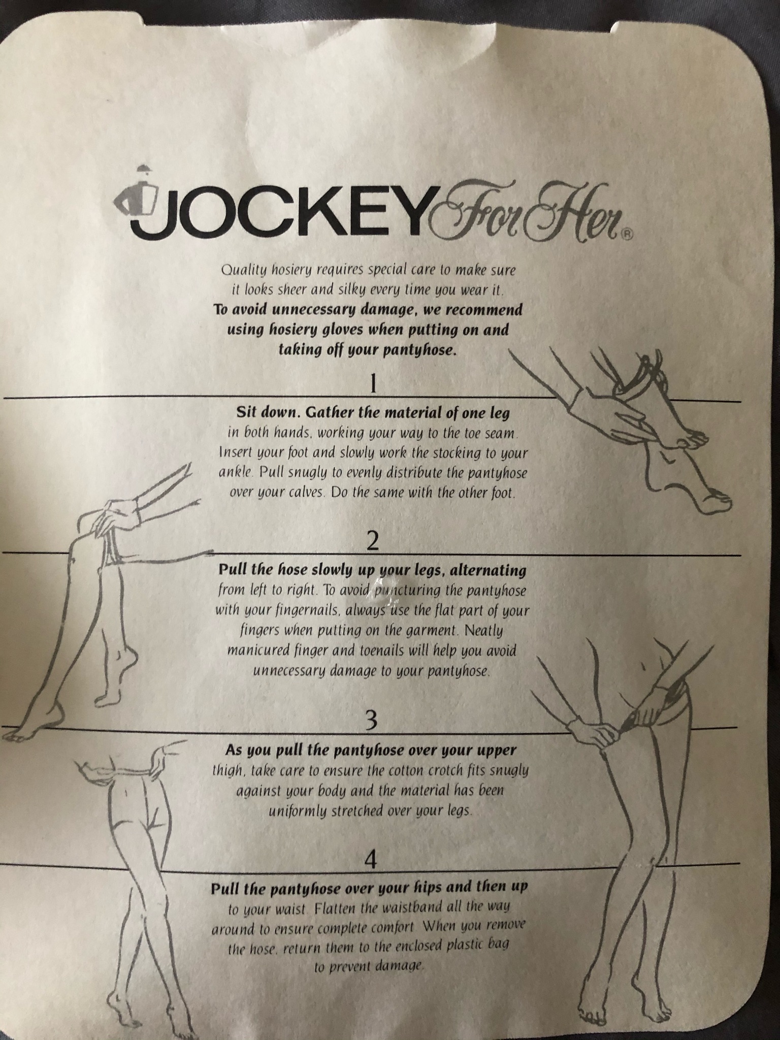 Jockey pantyhose top