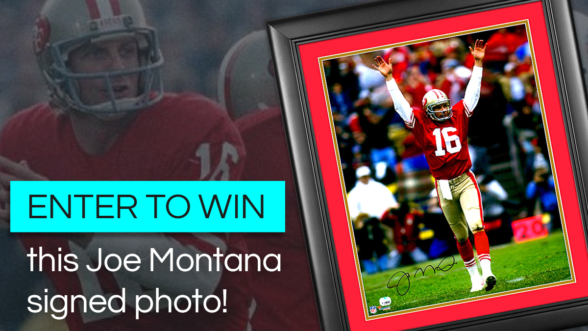 CollectableApp's tweet image. It’s contest time again! We are giving away this @JoeMontana signed photo. All you need to do like and retweet this post to enter. Contest closes this Saturday 03/20 @ 1pm. Good luck!

#JoeMontana #49ers #SanFrancisco #giveaway #NFL #thehobby #CollectableTrading #CollectableApp