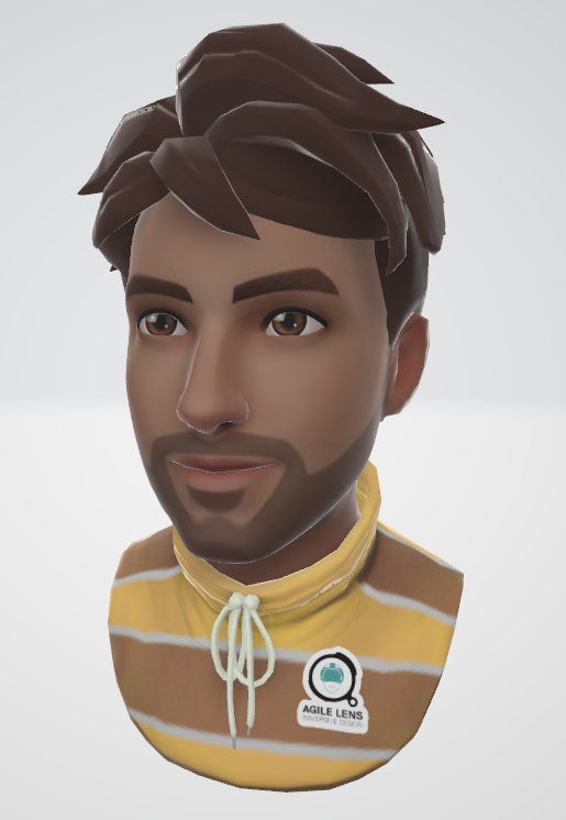 iBrews's tweet photo. HAha thanks #ActiveReplica for the branded @AgileLens #ReadyPlayerMe avatar (and a properly-LARPed life-vest version) for our sold-out opening night of #XRtheater for #OnBoardingXR. https://t.co/sboaw1Pg08