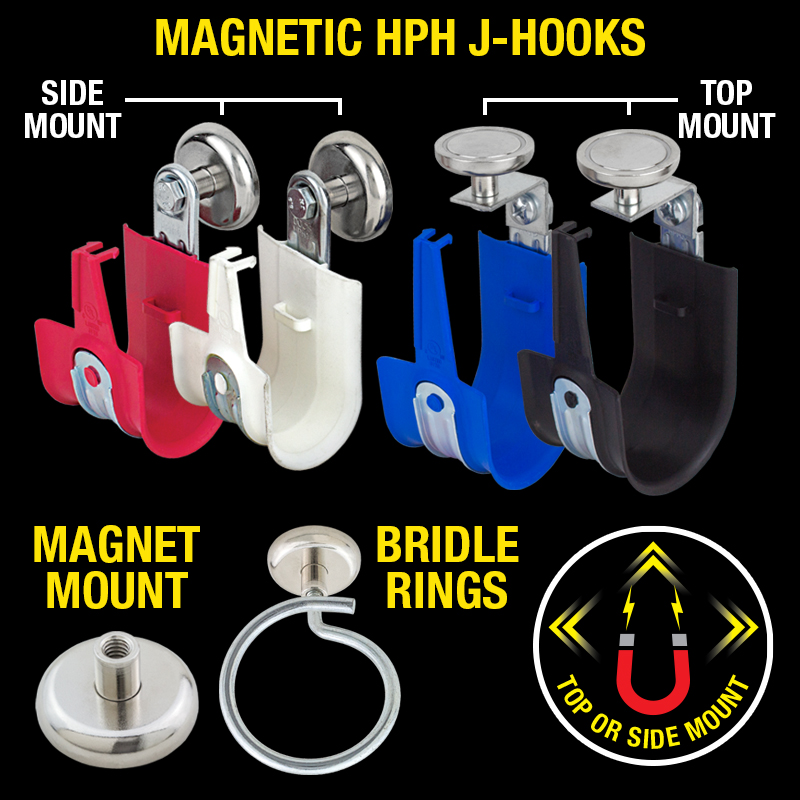In temporary applications, organizing and managing low voltage cables are easy, safe and quick to install with these 🧲Magnetic HPH J-hooks. Click here for details.
ow.ly/ovEW50C47Sf