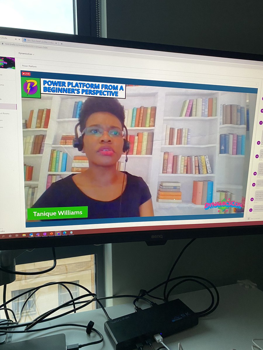 My girl <a href="/TaniqueWilliam3/">Tanique Williams</a> doing her #powerplatform session at #dynamicscon #LikeABoss 👏🏾👏🏾👏🏾