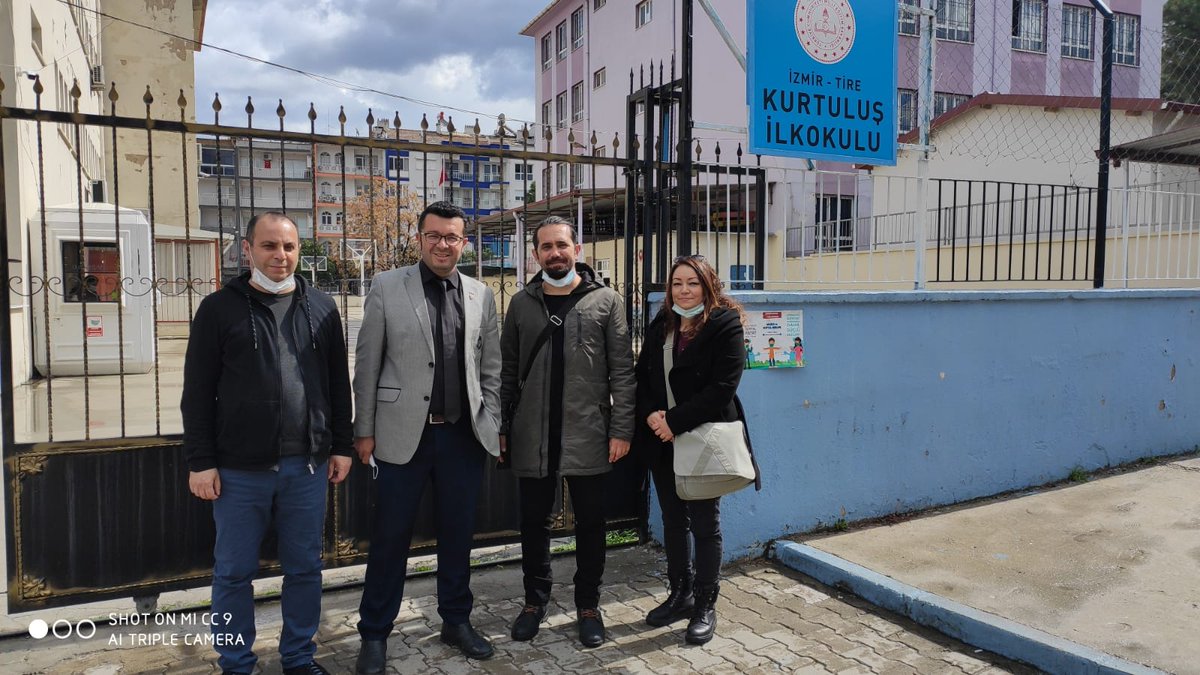 Okuma Becerileri Gelişim Araştırması'nda (PIRLS) yer alacak Tire Kurtuluş İlkokulunu ziyaret ettik. @SibelSatana @mehmetyigit38 <a href="/alince35/">Ali ince</a>