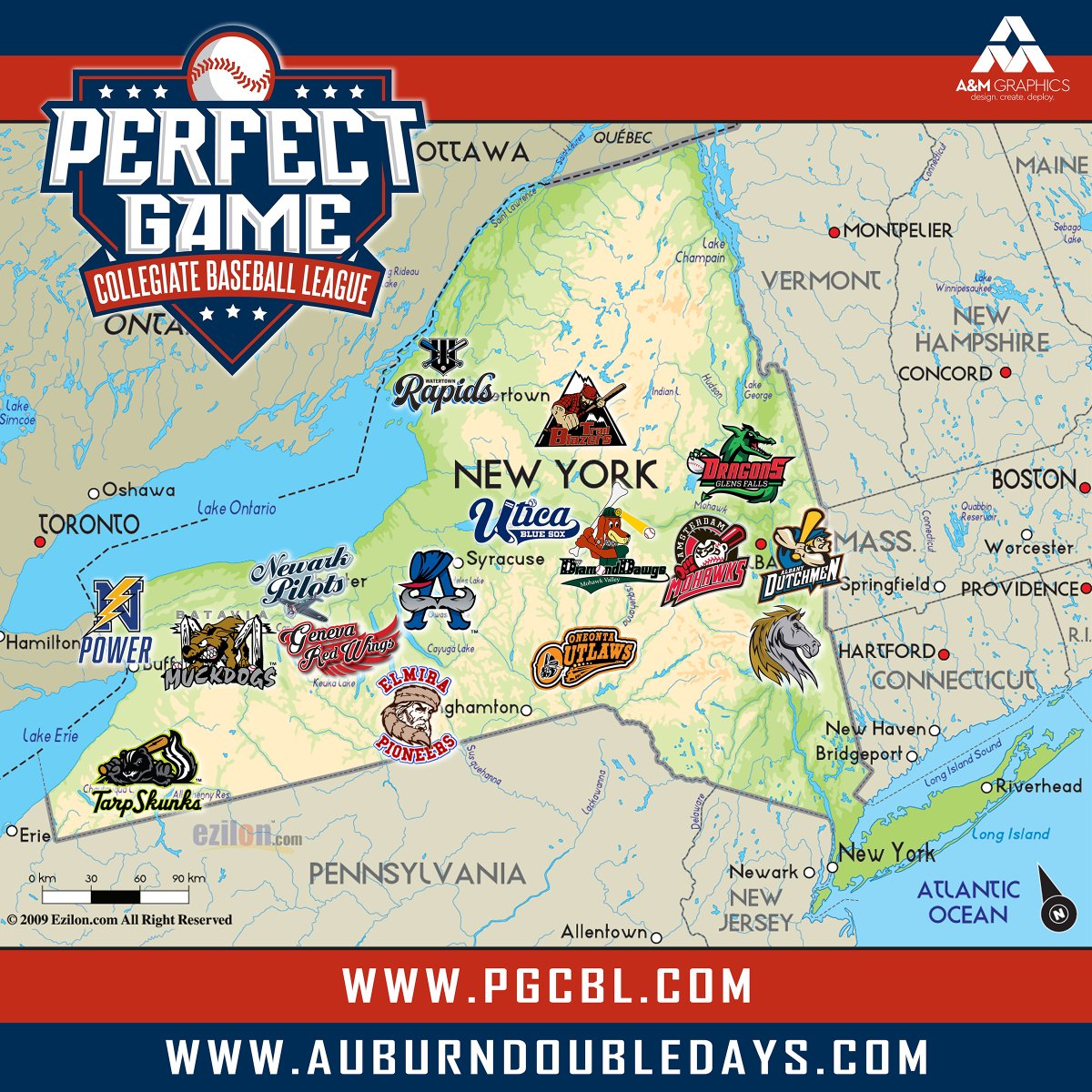 Auburn Doubledays 2022 Schedule Auburn Doubledays On Twitter: "Here Is A Look At The Pgcbl League Map For  The Upcoming 2021 Season!! Thank You To Our Official Printer At A&M  Graphics In Auburn For Designing This