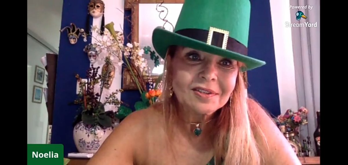 Professor <a href="/nollybor_nolly/">Nolly</a> sharing the history of St. Patrick with us ☘️💚🇮🇪🇧🇷 #StPatricksDayAtHome #StPatricksDay2021 youtu.be/r4JRkX01ovE