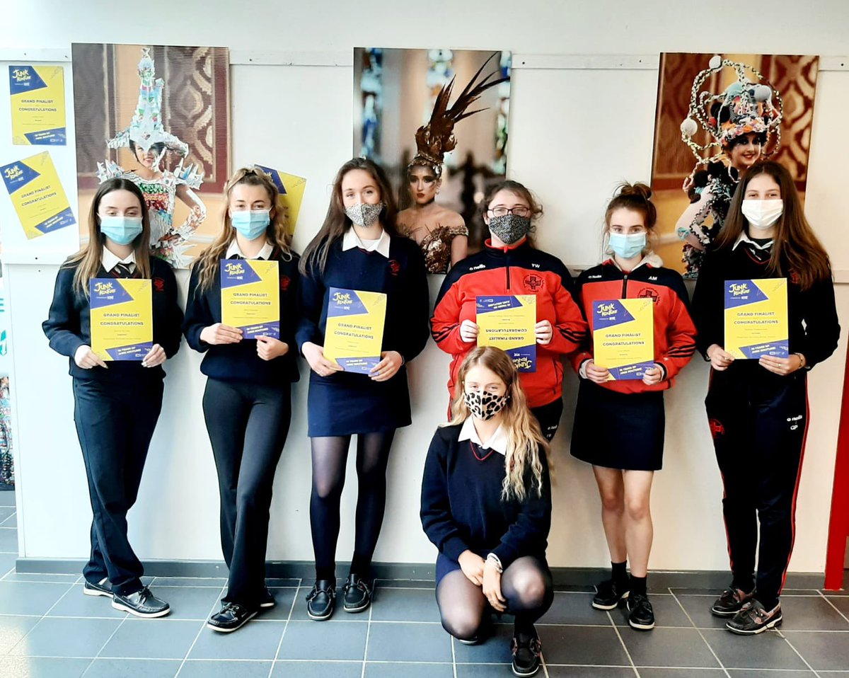 presclonmel's tweet photo. Delighted to have our Junk Kouture Finalists back in school with us! https://t.co/qGAe8ksnLF